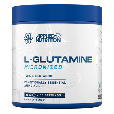 Applied Nutrition Mikconized L Glutamine Muscle Strength Recovery Boosts Immune System 250 gram