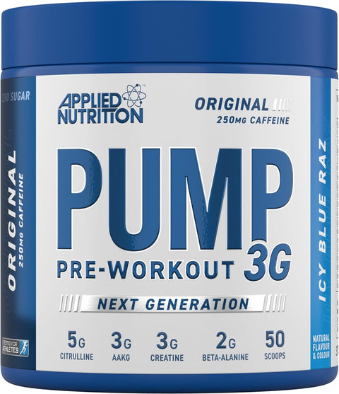 Applied Nutrition Pump 3G PreWorkout - Energy, Focus & Performance 50 Servis