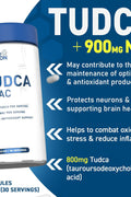 Applied Nutrition TUDCA + NAC - Liver & Antioxidant Support Bile Salts 800mg Tauroursodeoxycholic Acid 90 Caps