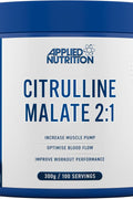 Applied Nutrition Citrulline Malate 2:1 3000mg Nitric Oxide Muscle Recovery 300 g