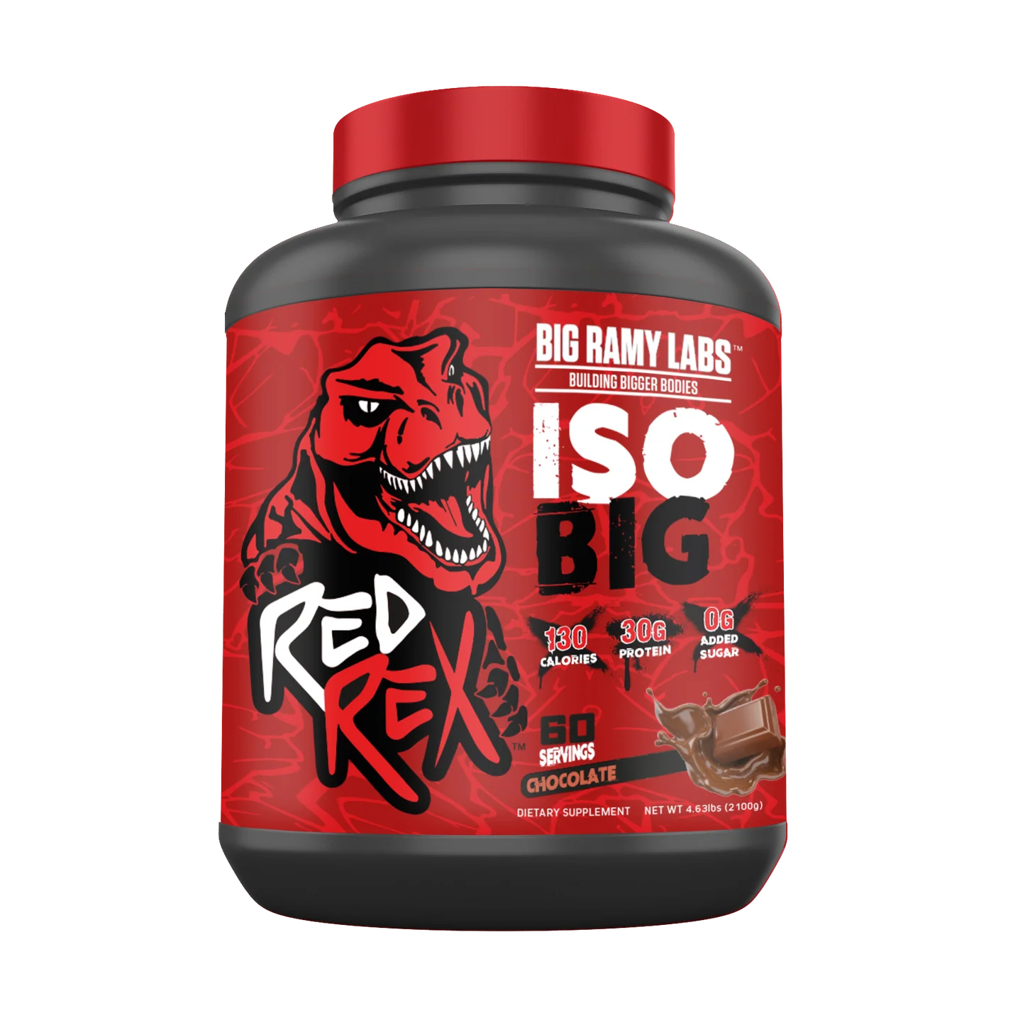 Big Ramy Labs Red Rex Iso Big Whey Isolate Hydrolyzed Protein 2100 g ...