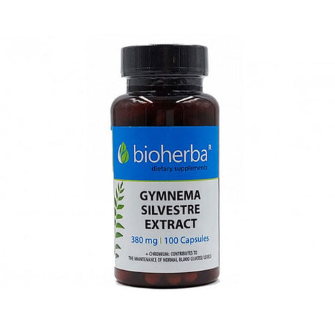 Bioherba Gymnema Silvestre Extract Blood Glucose Support 380 mg 100 Caps