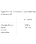 BiotechUSA Ashwagandha 60 Kapsül - Supplementhane