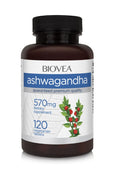 Biovea Ashwagandha 570mg 120 Vegetarian Tablets - Supplementhane