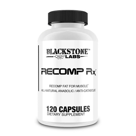 BlackStone Labs Recomp Rx Banaba leaf 120 Caps - Kas kütlesi ve Yağ yakım desteği
