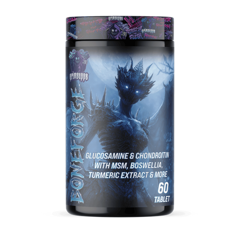 Grimsupps 4'lü Vitamin Seti - Magnezyum, Omega 3, Glukozamin, Tribulus