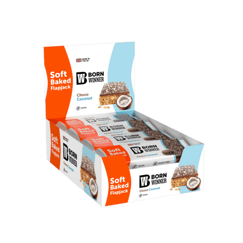Born Winner Flapjack Yulaf Protein Bar Box 12X90