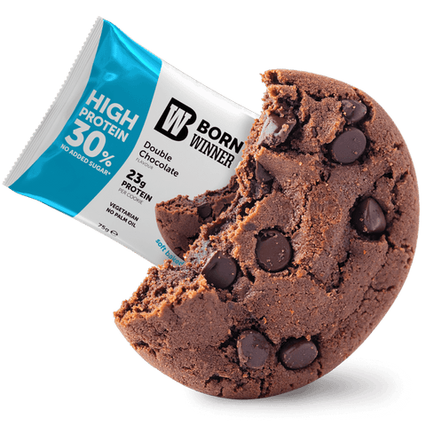 Born Winner Active Protein Bar Cookies – Double Chocolate 75g