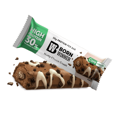 Born Winner Core PLUS Protein bar – Nutty Choco Crush 12x