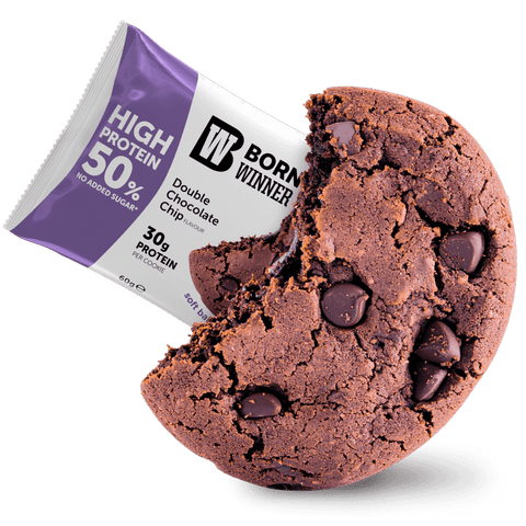 Born Winner Slim Protein Bar Cookies – Double Chocolate 60g