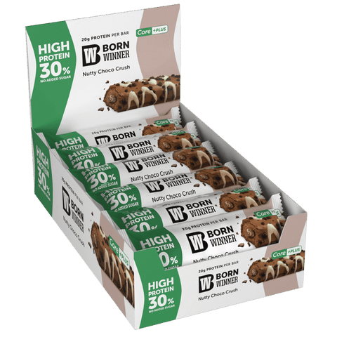 Born Winner Core PLUS Protein bar – Nutty Choco Crush 12x