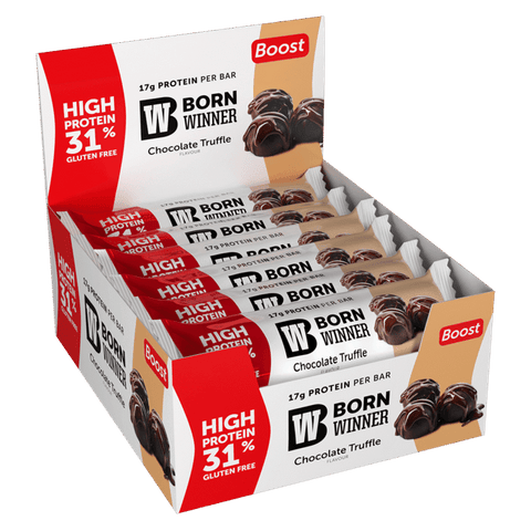BORN WINNER Boost Protein Bar Box / 12 x 75 g