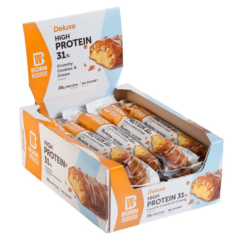 BORN WINNER Deluxe Protein Bar Box / 12 x 64 g