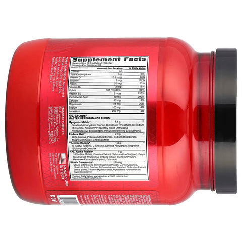 BSN NO-XPLODE Legendary PreWorkout Blue Raz 1,11 kg