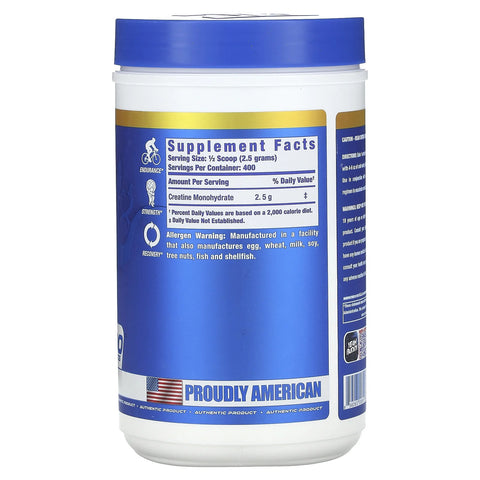 Ronnie Coleman Vital Edition Creatine XS Powder Unflavored 1 Kg - 400 Servis