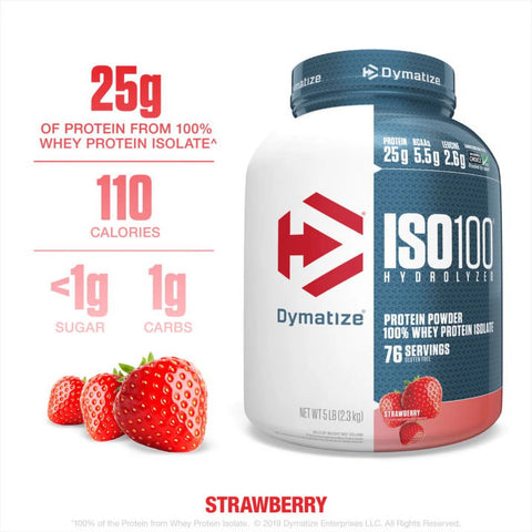 Dymatize ISOLATE 100 Protein Powder 2,3 KG - ÇİLEK