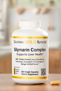 California Gold Nutrition Silymarin Complex Milk Thistle 360 Veggie