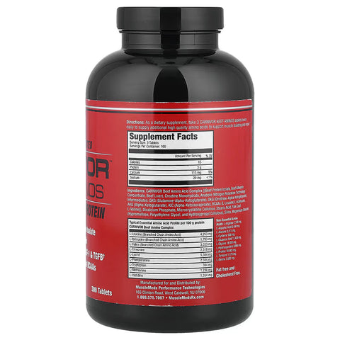 Musclemeds Carnivor Beef Amino 300 TABLET