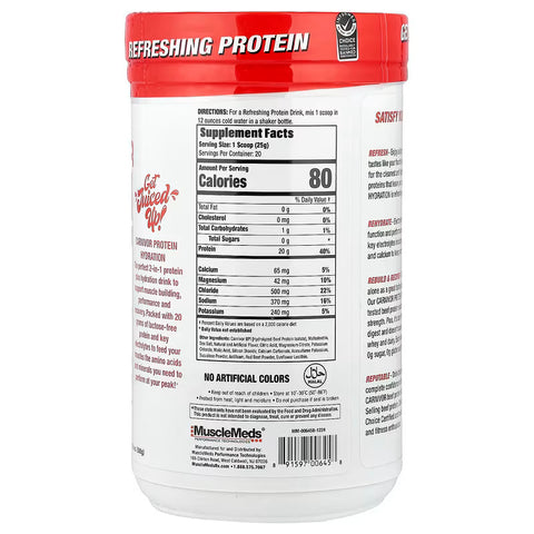 MuscleMeds Carnivor Protein Hydration Cherry Lime 500 g