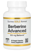 California Gold Nutrition Berberine Advanced Berbevis Phytosome Berberine Phospholipid Sunflower Lecithin 550 mg 60 Veggie Cap