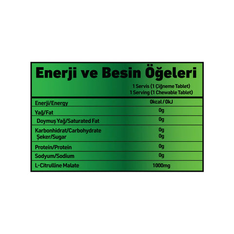 Grimsupps Citrulline malate mutant apple 150 Chews