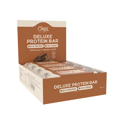 Clean Powders Deluxe Protein Bar 55 Gr 12 Adet - Çikolata Karamel