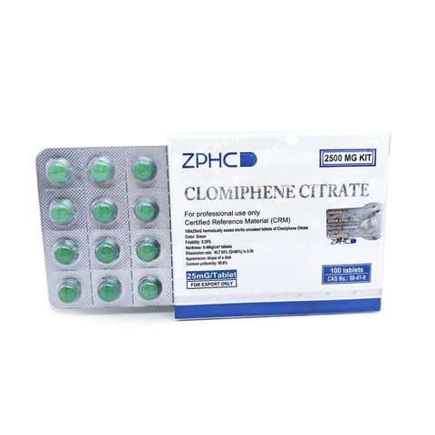 ZPHC Clomiphene Citrate Clomid ZPHC — 25 mg 100 tablets