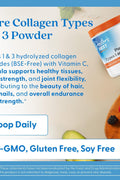 Doctor's Best Pure Collagen Types 1 & 3 Promotes Healthy Skin Hair & Nails – Bone & Joint Support 200 g