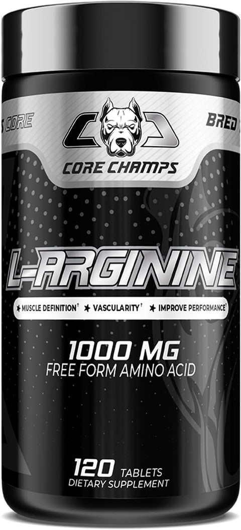 Core Champs L-Arginine Nitric oxide 1000 MG 120 Tablet - By Kai Greene