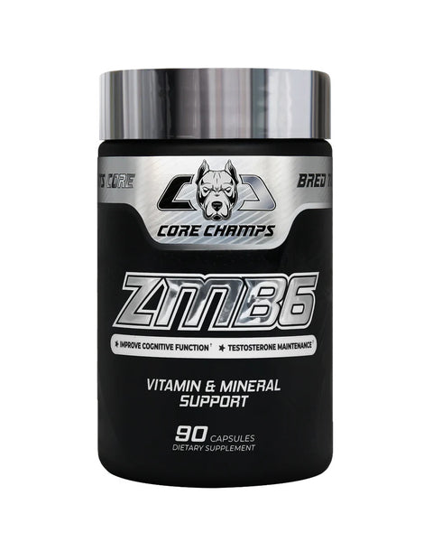 Core Champs ZMA+B6+Boron  90 CAPS - By Kai Greene