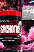 Insane Labz Psychotic Preworkout Cotton Candy – 35 Servis