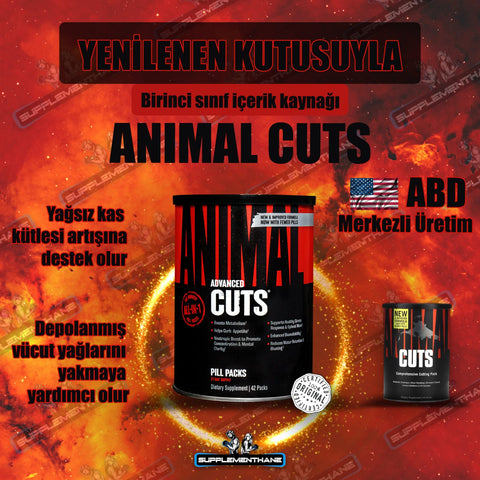 Universal Animal Cuts 42 Paket - ABD VERSİYON - Supplementhane