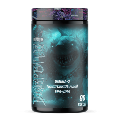 Grimsupps 4'lü Vitamin Seti - Magnezyum, Omega 3, Glukozamin, Tribulus