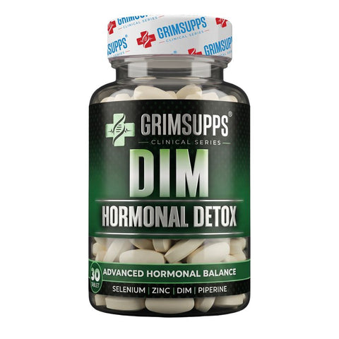 Grimsupps DIM Kalsiyum D-Glukarat Çinko Selenyum ve Bitkisel Ekstraktlar 30 Tablet