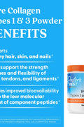 Doctor's Best Pure Collagen Types 1 & 3 Promotes Healthy Skin Hair & Nails – Bone & Joint Support 200 g