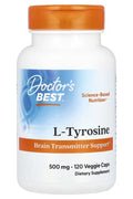Doctor's Best L-Tyrosine Brain Transmitter Support 500 mg 120 Veggie Caps