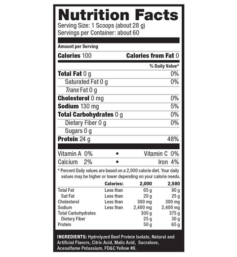 Ultimate Nutrition Carne Bolic Beef Isolate Powder Hydrolized Protein 1,8 Kg