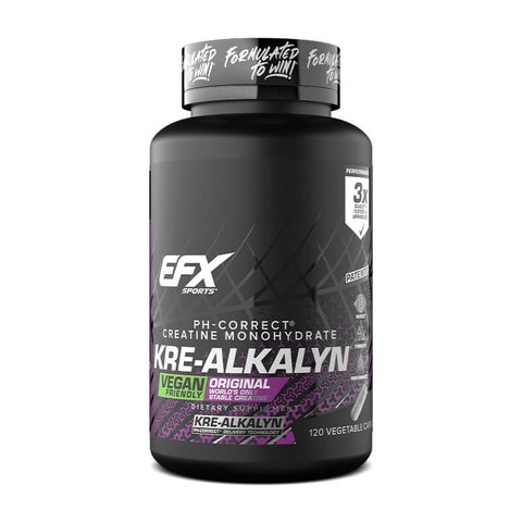 EFX Sports Kre-Alkalyn EFX | pH Correct Creatine Monohydrate Muscle Growth 120 Caps