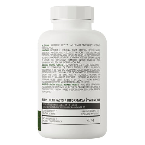 OstroVit Maca root 500 mg 90 tablet