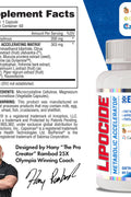 Evogen Nutrition Lipocide Yohimbine 60 Caps