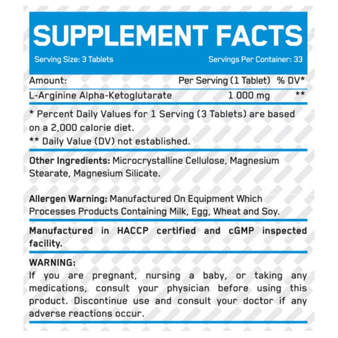 Everbuild  AAKG 1000 mg 100 Tabs