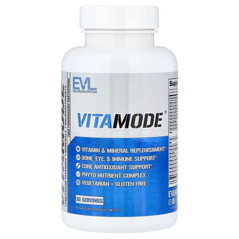 EVLution Nutrition VitaMode Sports Multivitamins Bone, Eye, & Immune Support 60 Tablets