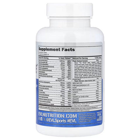 EVLution Nutrition VitaMode Sports Multivitamins Bone, Eye, & Immune Support 60 Tablets