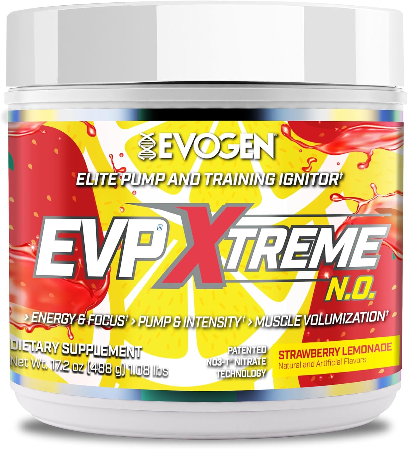 Evogen EVP Xtreme NO - Sugar Free PreWorkout with Beta Alanine Creatin ...