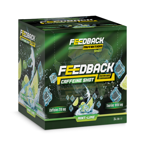 Feedback Nutrition Caffeine Shot 24 Shot 30 Ml 24 Servis Nane-Limon Aromalı