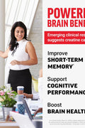 Force Factor Legendary Creatine Monohydrate Memory & Cognitive Sugar Free, Berry Blast 60 Chews