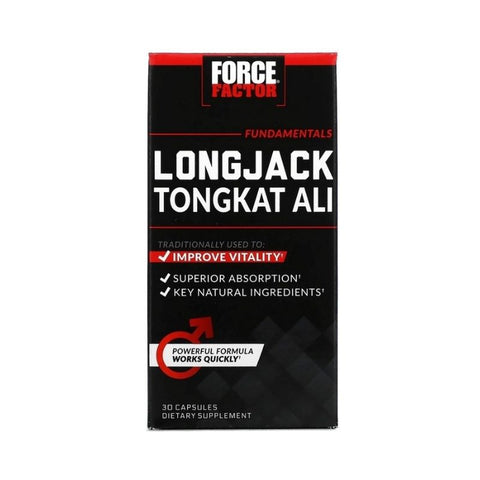 Force Factor Longjack Tongkat Ali 500 mg 30 Capsules