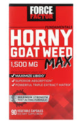 Force Factor Fundamentals Horny Goat Weed Max Maximize Libido 90 Vegetable Capsules