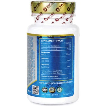 SWİSS Boladrol 50 KAPSÜL MK677 LGD LİGANDROL GW501516 CARDARİNE