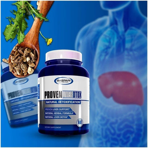 Gaspari Nutrition PROVEN LİVER DETOX (NAC+MİLK THİSTLE+ALPHA LİPOİC ACİD+B12) 60 Caps